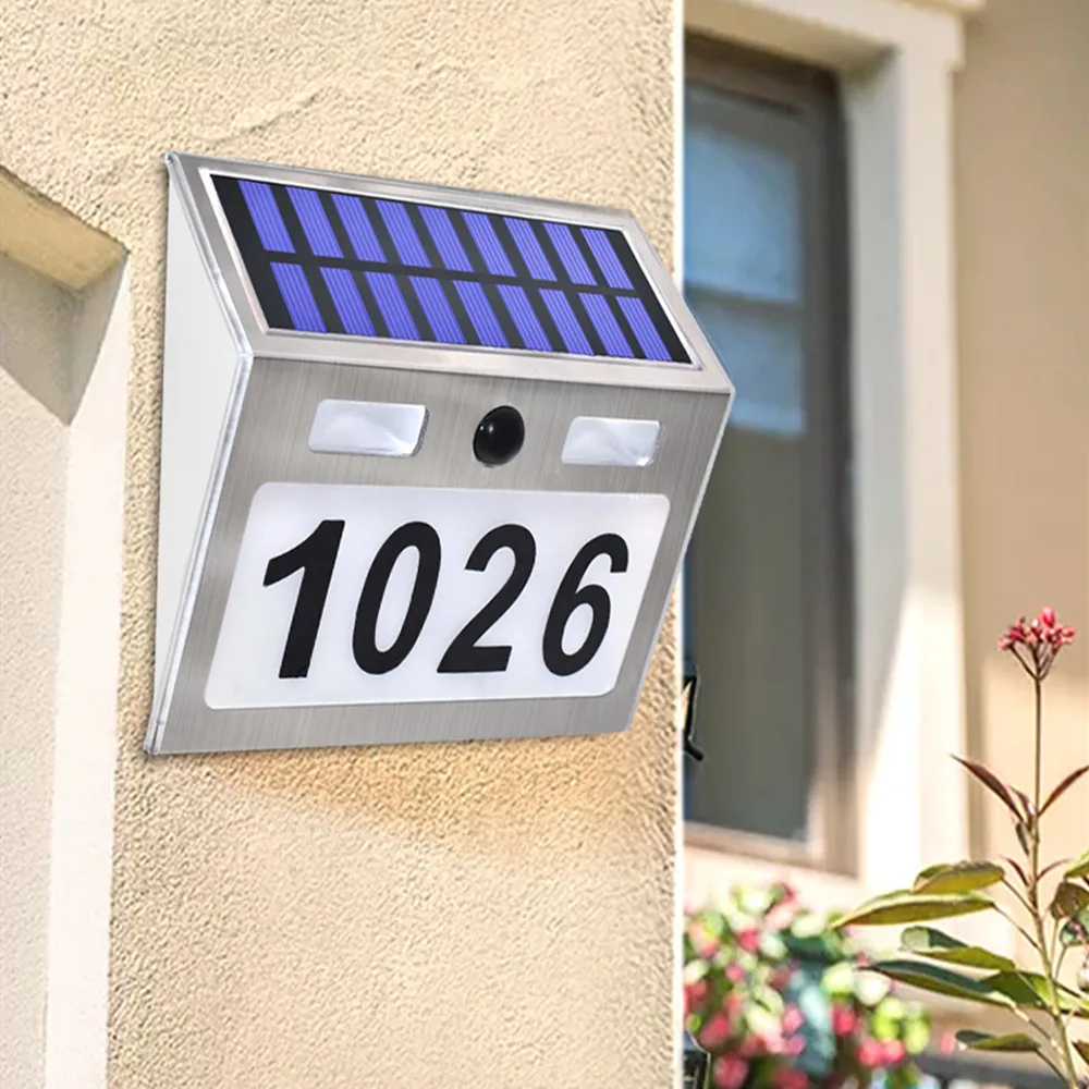 Solar Light House Number Plaque Light with 200LM Motion Sensor LED Lights Address Number Home Garden Door Solar Lamp Lighting
Solar Light House Number Plaque Light with 200LM Motion Sensor LED Lights Address Number Home Garden Door Solar Lamp Lighting