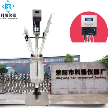SF-3L small laboratory jacketed double-walled Glass Reactor/Stirred Tank Teflon Reactor (Middle & Pilot plant reactors optional)
SF-3L small laboratory jacketed double-walled Glass Reactor/Stirred Tank Teflon Reactor (Middle & Pilot plant reactors optional)