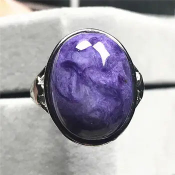 Top Natural Purple Charoite Crystal Ring Jewelry For Woman Lady Man Love Gift Silver 20x15mm Oval Beads Adjustable Ring AAAAA
Top Natural Purple Charoite Crystal Ring Jewelry For Woman Lady Man Love Gift Silver 20x15mm Oval Beads Adjustable Ring AAAAA