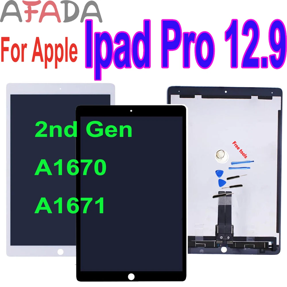 12.9 LCD Display Touch Screen Digitizer Assembly For iPad Pro 12.9 2nd A1670 A1671 Replacement Repair Parts For Ipad Pro 12.9
12.9 LCD Display Touch Screen Digitizer Assembly For iPad Pro 12.9 2nd A1670 A1671 Replacement Repair Parts For Ipad Pro 12.9