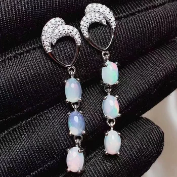 Per jewelry Natural real white opal long drop earring 0.3ct*6pcs gemstone 925 sterling silver Fine jewelry T203312
Per jewelry Natural real white opal long drop earring 0.3ct*6pcs gemstone 925 sterling silver Fine jewelry T203312