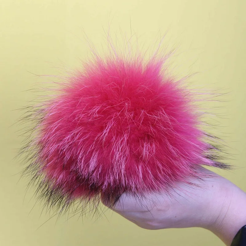 15cm Real Raccoon Mink Fur Pom Pom With Press Stud Ball for Hat Shoe Bag Scarf Accessories Pompom Decor
15cm Real Raccoon Mink Fur Pom Pom With Press Stud Ball for Hat Shoe Bag Scarf Accessories Pompom Decor