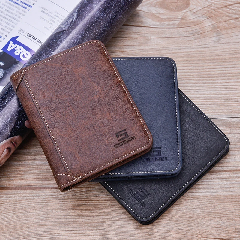 DEABOLAR 2018 new retro tri-fold men's short wallet explosion models simple young men's large-capacity soft face wallet
DEABOLAR 2018 new retro tri-fold men's short wallet explosion models simple young men's large-capacity soft face wallet