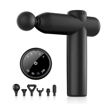 Portable Electric Fascia Gun 5 Gears 6 Heads Muscle Relaxation Strong Massager 3-5H Battery Life Body Relaxation Massage Machine
Portable Electric Fascia Gun 5 Gears 6 Heads Muscle Relaxation Strong Massager 3-5H Battery Life Body Relaxation Massage Machine