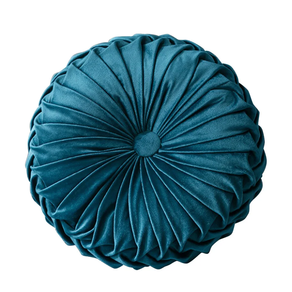European Style Round Seat Cushion Velvet Fabric Throw Pillow Cushion Handmade Pleated Wheel Pumpkin Seat Cushion
European Style Round Seat Cushion Velvet Fabric Throw Pillow Cushion Handmade Pleated Wheel Pumpkin Seat Cushion