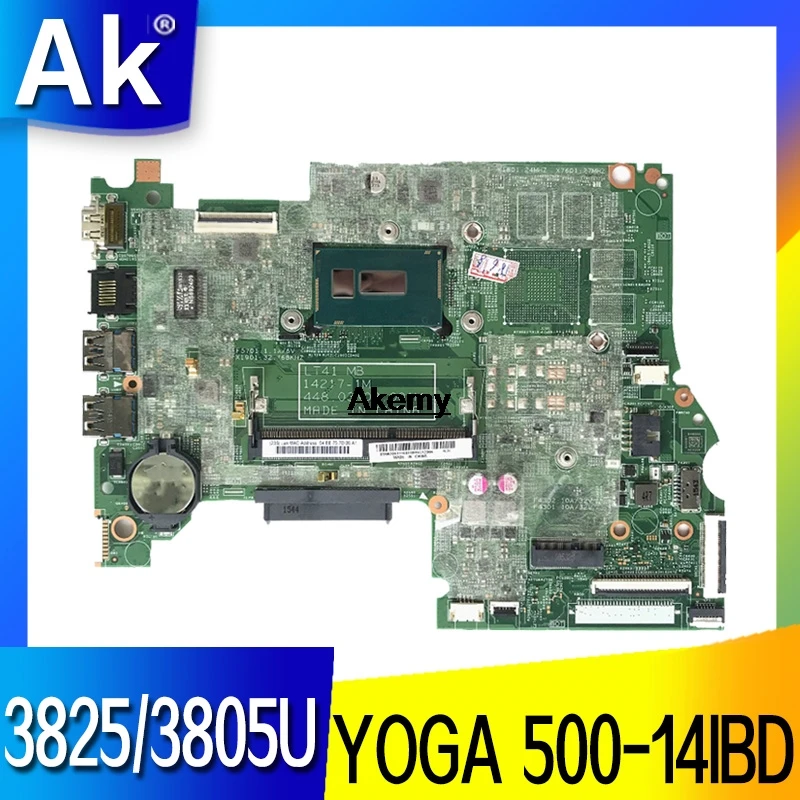 For Lenovo YOGA 500 -14IBD FLEX3-1470 YOGA500-14IBD Laptop motherboard 448.03N03.001M CPU 3825/3805U DDR3 100% test OK
For Lenovo YOGA 500 -14IBD FLEX3-1470 YOGA500-14IBD Laptop motherboard 448.03N03.001M CPU 3825/3805U DDR3 100% test OK