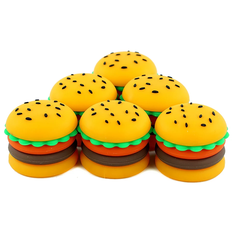 5pcs 5ml Hamburger Shape Silicone Wax Container Jar Non-Stick Silicone Storage Oil Box Container Jar Oil Storage Tank
5pcs 5ml Hamburger Shape Silicone Wax Container Jar Non-Stick Silicone Storage Oil Box Container Jar Oil Storage Tank