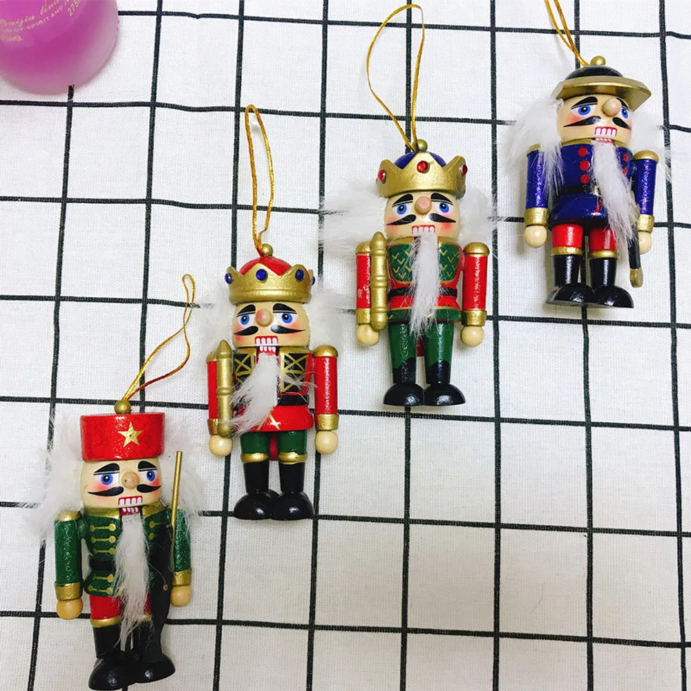Xmas 1Pcs 10cm Wooden Nutcracker New Year Gift Christmas Tree Hanging Ornaments Desktop Decoration Walnuts Soldiers Band Doll,Q
Xmas 1Pcs 10cm Wooden Nutcracker New Year Gift Christmas Tree Hanging Ornaments Desktop Decoration Walnuts Soldiers Band Doll,Q
