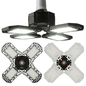120W E26 LED Bulb 192 LEDs Garage Light Deformable Ceiling Light For Home Warehouse Workshop Folding Four-Leaf Deformation Lamp
120W E26 LED Bulb 192 LEDs Garage Light Deformable Ceiling Light For Home Warehouse Workshop Folding Four-Leaf Deformation Lamp