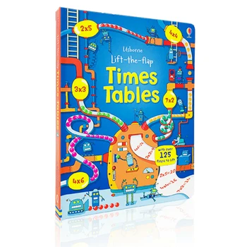 English 3D Usborne Lift-the Flap Times Tables Book Children Kids Book Educational Toys for Children Classroom Decoration
English 3D Usborne Lift-the Flap Times Tables Book Children Kids Book Educational Toys for Children Classroom Decoration