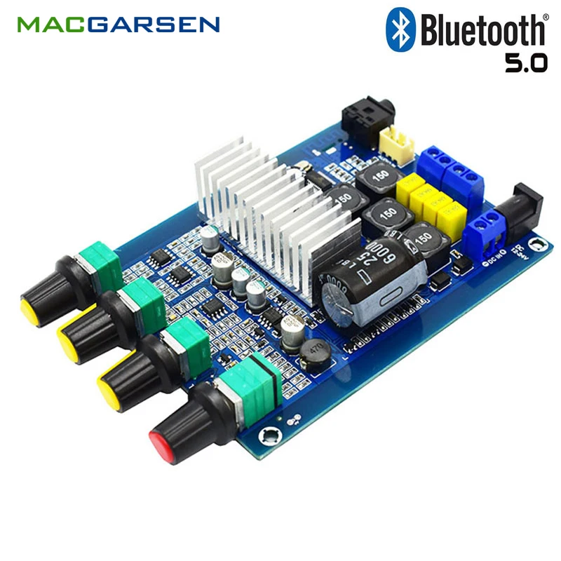 TPA3116D2 Bluetooth Audio Amplifier Board 50W*2 Class D Home Theater Sound Digital Power Amplifiers Speaker Bass Amplificador
TPA3116D2 Bluetooth Audio Amplifier Board 50W*2 Class D Home Theater Sound Digital Power Amplifiers Speaker Bass Amplificador