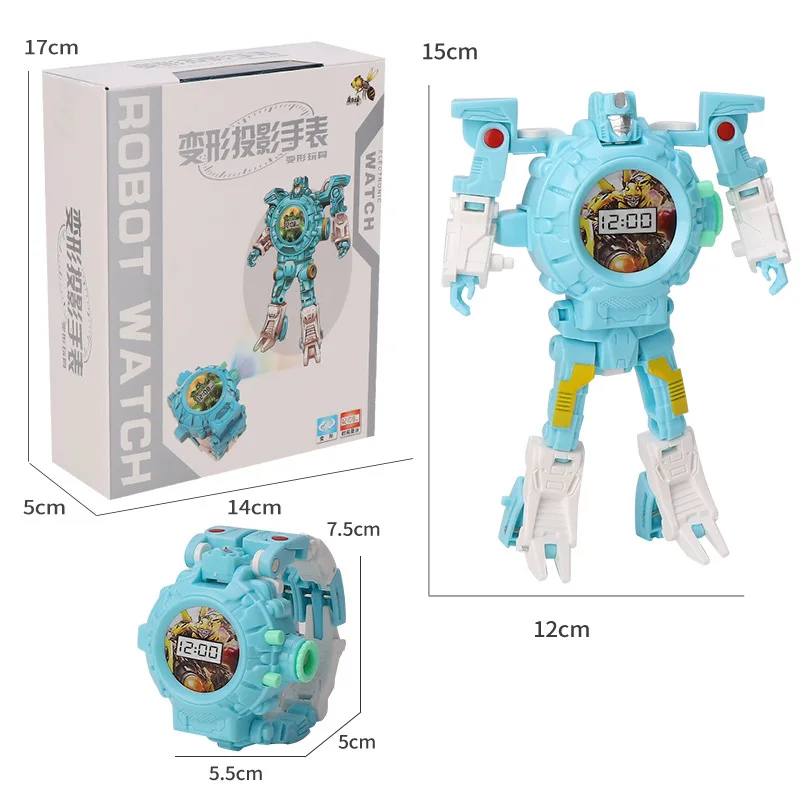 Boy Projection Toy Robot Transformation Watch Creative Baby Educational Glowing Toy Birthday Gift
Boy Projection Toy Robot Transformation Watch Creative Baby Educational Glowing Toy Birthday Gift