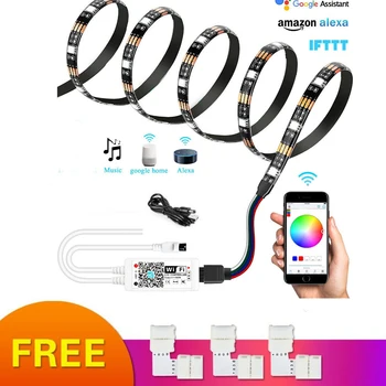 USB LED Strip Light 5050 RGBW RGBWW RGB Wifi Smart Alexa Google Kit 1M 2M 5M for PC TV Background Lighting Flexible 5V
USB LED Strip Light 5050 RGBW RGBWW RGB Wifi Smart Alexa Google Kit 1M 2M 5M for PC TV Background Lighting Flexible 5V