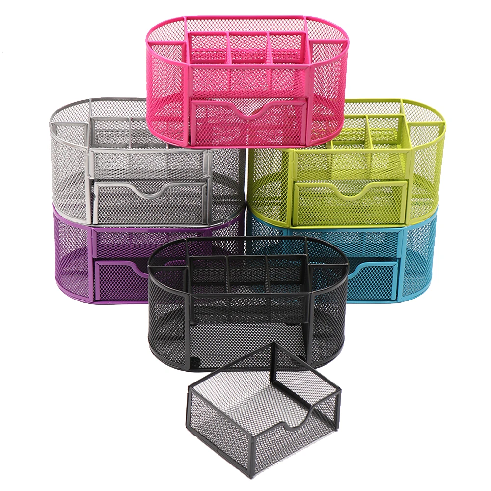 9 in 1 Storage Multi-functional Office Desk Organizer Mesh Metal Pen Holder Stationery Container Box Stationery Storage Case
9 in 1 Storage Multi-functional Office Desk Organizer Mesh Metal Pen Holder Stationery Container Box Stationery Storage Case