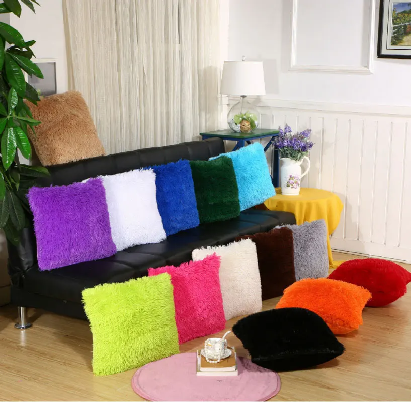 Faux Fur Cushion Cover Solid Soft Fluffy Plush Throw Pillow Cover Case Car Home Sofa Decoration Decorative Pillowcase 45x45cm
Faux Fur Cushion Cover Solid Soft Fluffy Plush Throw Pillow Cover Case Car Home Sofa Decoration Decorative Pillowcase 45x45cm