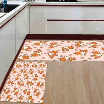 Kitchen Mat Anti-slip Cartoon Pet Corgi Dog Cute Printed Carpet Doormat Hallway Bath Mat Living Room
Kitchen Mat Anti-slip Cartoon Pet Corgi Dog Cute Printed Carpet Doormat Hallway Bath Mat Living Room