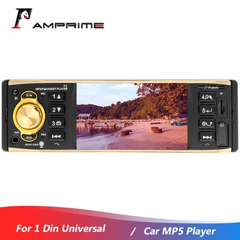 AMPrime 1 Din Car Radio 4'' TFT Autoradio Stereo Car Mp3 Player Bluetooth USB In-dash Cassette Recorder Stereo Remote Control
AMPrime 1 Din Car Radio 4'' TFT Autoradio Stereo Car Mp3 Player Bluetooth USB In-dash Cassette Recorder Stereo Remote Control