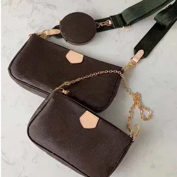 Classic fashion famous brand women's three-piece set, women's leather carry-on bag shoulder bag
Classic fashion famous brand women's three-piece set, women's leather carry-on bag shoulder bag