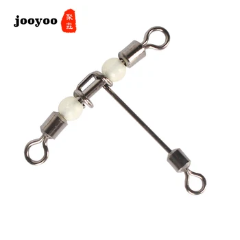 jooyoo Stainless Steel Type Swivel T-type Tripod Luminous Bead Swivel Octagonal Ring Steel Wire Fishing Gear Accessories 
jooyoo Stainless Steel Type Swivel T-type Tripod Luminous Bead Swivel Octagonal Ring Steel Wire Fishing Gear Accessories