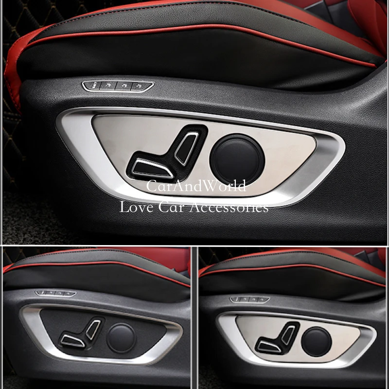 Для Changan CS75plus CS75 Plus 2020-2023 кнопки из нержавеющей стали для регулировки сиденья Защитная крышка отделка аксессуары для интерьера автомобиля
Для Changan CS75plus CS75 Plus 2020-2023 кнопки из нержавеющей стали для регулировки сиденья Защитная крышка отделка аксессуары для интерьера автомобиля