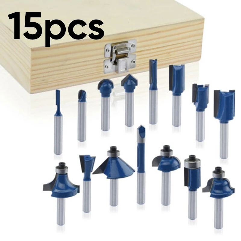Shank Router Bits Power Tool Accessories Replacement Attachment Chamfer Flush trim Corner round Wooden box
Shank Router Bits Power Tool Accessories Replacement Attachment Chamfer Flush trim Corner round Wooden box