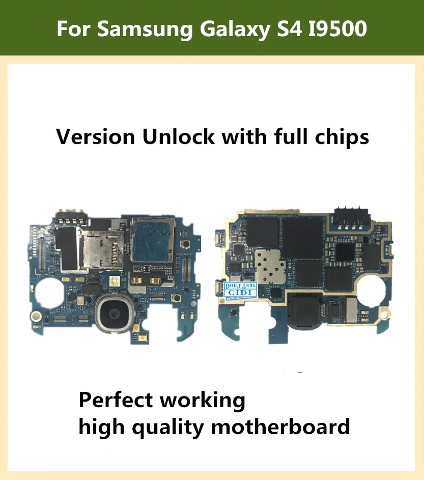 Used Original Motherboard For Samsung Galaxy S4 I9500 Unlocked Mainboard Android Logic Board Tested Good Plate
Used Original Motherboard For Samsung Galaxy S4 I9500 Unlocked Mainboard Android Logic Board Tested Good Plate