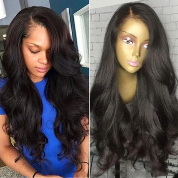 Long Hair Body Wave Synthetic Lace Front Wigs for Women Black Color Synthetic Hair Glueless Lace Wigs with Natural Hairline
Long Hair Body Wave Synthetic Lace Front Wigs for Women Black Color Synthetic Hair Glueless Lace Wigs with Natural Hairline