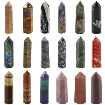 Natural Crystal Gem Stones Pink Rose Quartz Points Wand Healing Raw Rock Minerals Strawberry Opal Aquamarine Labradorite Jewelry
Natural Crystal Gem Stones Pink Rose Quartz Points Wand Healing Raw Rock Minerals Strawberry Opal Aquamarine Labradorite Jewelry