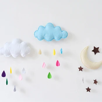 Nordic Clouds Ornament Water Drop Star Moon Kids Room Decoration Baby Crib Tent Hanging Pendant Wall Decor Photography Props 
Nordic Clouds Ornament Water Drop Star Moon Kids Room Decoration Baby Crib Tent Hanging Pendant Wall Decor Photography Props