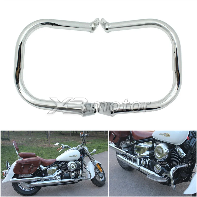 Motorcycle Engine Guard Crash Bar Protector Safety Bumper For Yamaha Dragstar DS400 650 V-star 400 650 Classic Custom 1996-2013
Motorcycle Engine Guard Crash Bar Protector Safety Bumper For Yamaha Dragstar DS400 650 V-star 400 650 Classic Custom 1996-2013