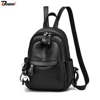 Small Backpack Women PU Leather Soft Black 2020 Spring New Casual Preppy Style Backpack for Teenage Girls Bagpack Female
Small Backpack Women PU Leather Soft Black 2020 Spring New Casual Preppy Style Backpack for Teenage Girls Bagpack Female
