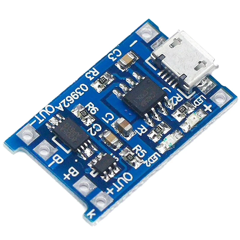 100PCS TP4056 TC4056 Micro-USB 5V 1A 18650 Lithium Battery Charger Module Charging Board Dual Functions Li-Ion
100PCS TP4056 TC4056 Micro-USB 5V 1A 18650 Lithium Battery Charger Module Charging Board Dual Functions Li-Ion