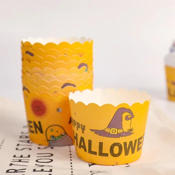 50 Pcs Halloween Cupcake Liner Paper PE Coating Heat Resistant Small Cake Wrappers Liner Cups for Halloween Baking
50 Pcs Halloween Cupcake Liner Paper PE Coating Heat Resistant Small Cake Wrappers Liner Cups for Halloween Baking