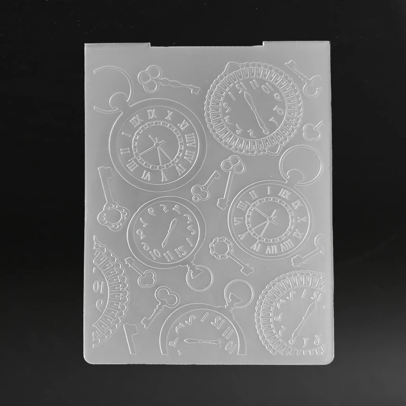 Clocks Embossing plates Design DIY Paper Cutting Dies Scrapbooking Plastic Embossing Folder
Clocks Embossing plates Design DIY Paper Cutting Dies Scrapbooking Plastic Embossing Folder