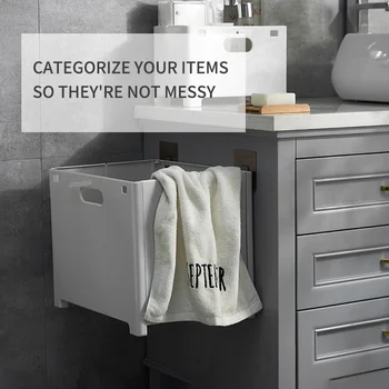 Storage Basket Free Perforated Wall-Mounted Dirty Clothes Basket Hamper Plastic Retractable Large Foldable Organizer Basket
Storage Basket Free Perforated Wall-Mounted Dirty Clothes Basket Hamper Plastic Retractable Large Foldable Organizer Basket