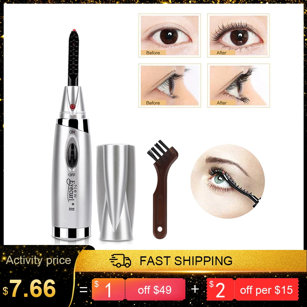 New Mini Electric Heated Eyelash Curler Wimperkruller Electric Heated Makeup Eye Lashes Long Lasting Beauty for Beauty Gift
New Mini Electric Heated Eyelash Curler Wimperkruller Electric Heated Makeup Eye Lashes Long Lasting Beauty for Beauty Gift