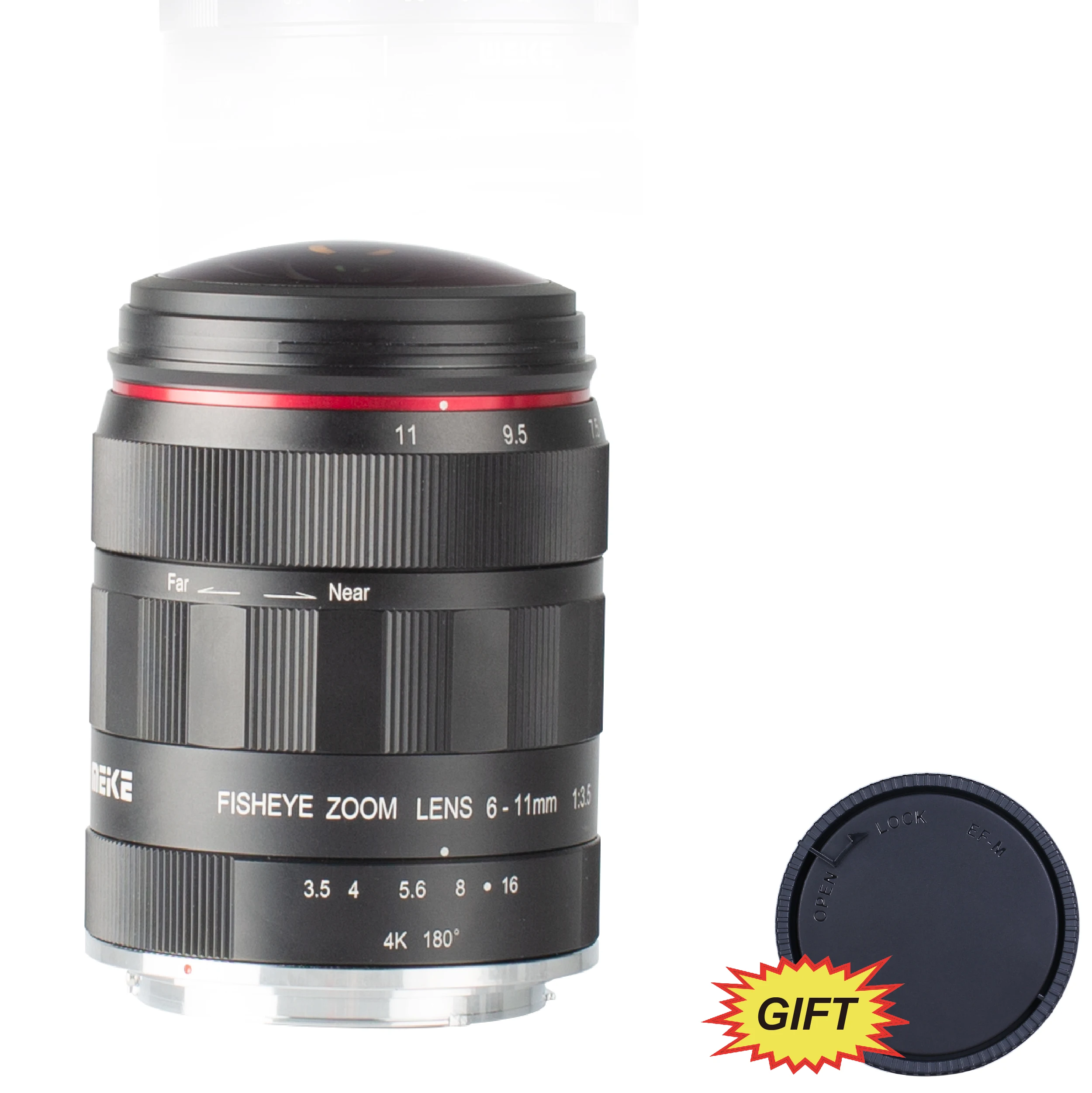 Meike 6 11 мм ультра широкий F3.5 зум Рыбий глаз объектив для всех Canon EOS EF крепление DSLR