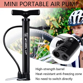 Mini Bike Pump Portable Bicycle Tire Pump with Valves Gas Needle Push type Manual Inflator for Road Mountain Bike Balls Balloons 
Mini Bike Pump Portable Bicycle Tire Pump with Valves Gas Needle Push type Manual Inflator for Road Mountain Bike Balls Balloons