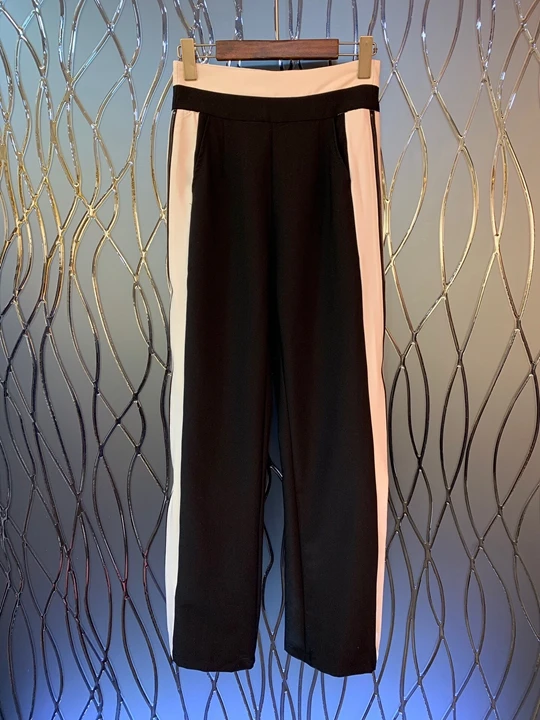 Early Autumn 2019 New Woman Colour Matching and Splicing Decoration Slack Pants 825
Early Autumn 2019 New Woman Colour Matching and Splicing Decoration Slack Pants 825