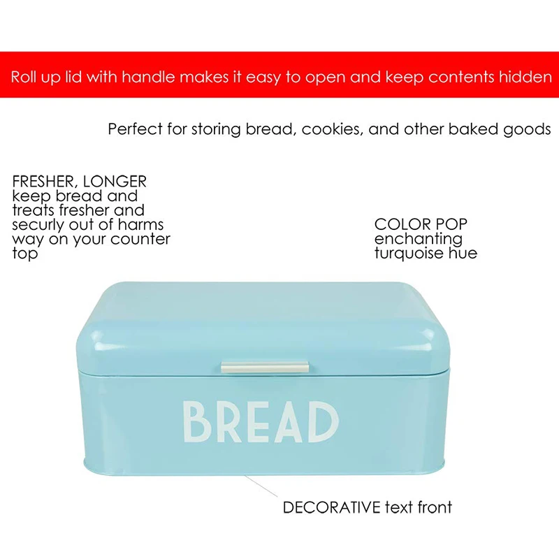 Ретро хлебная коробка для кухонной столешницы контейнер хранения хлебных ящиков