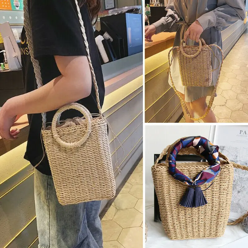 Summer Ladies Women Rattan Straw Causal Bag Hand Woven Beach Holiday Bags Square Handbag Bags Beige Light Brown 2 Colors 
Summer Ladies Women Rattan Straw Causal Bag Hand Woven Beach Holiday Bags Square Handbag Bags Beige Light Brown 2 Colors