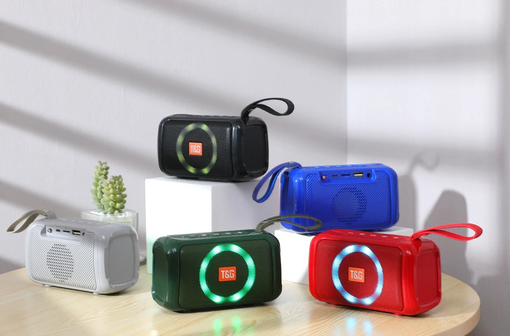 Портативный Bluetooth-динамик T & G TG193 беспроводной динамик нарусветильник