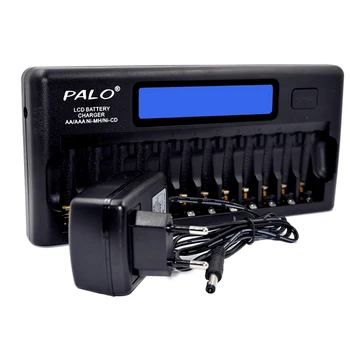 PALO PL-NC30 Intelligent Battery Charger 4" LCD Display Smart Charger w/ 12 Battery Slots for 1.2V Ni-MH Ni-CD AAA AA Batteries
PALO PL-NC30 Intelligent Battery Charger 4" LCD Display Smart Charger w/ 12 Battery Slots for 1.2V Ni-MH Ni-CD AAA AA Batteries