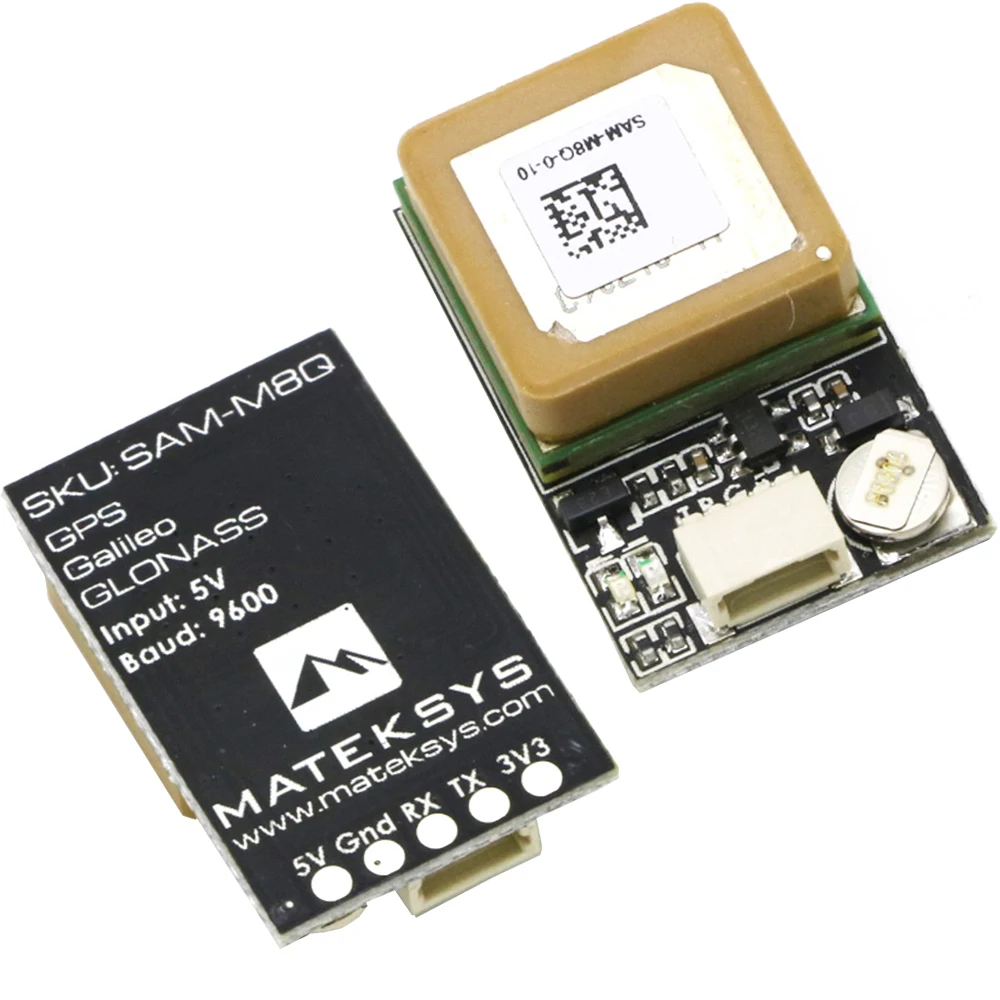 Matek Systems SAM-M8Q GPS Module Support GLONASS/Galileo/QZSS/SBAS for RC Drone FPV Racing
Matek Systems SAM-M8Q GPS Module Support GLONASS/Galileo/QZSS/SBAS for RC Drone FPV Racing