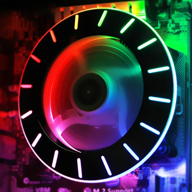 120MM 12V 3Pin 2000 RPM LED RGB Gaming CPU Fan Computer Cooler PC Radiator Colorful Light Desktop Cooling 120MM 12V 3Pin 2000 RP
120MM 12V 3Pin 2000 RPM LED RGB Gaming CPU Fan Computer Cooler PC Radiator Colorful Light Desktop Cooling 120MM 12V 3Pin 2000 RP