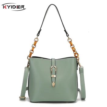 Soft PU Leather Women Shoulder Crossbody Bags Solid Color Casual Fashion Large Bucket Tote Bag Ladies All-match Hasp Bag KYIDER
Soft PU Leather Women Shoulder Crossbody Bags Solid Color Casual Fashion Large Bucket Tote Bag Ladies All-match Hasp Bag KYIDER