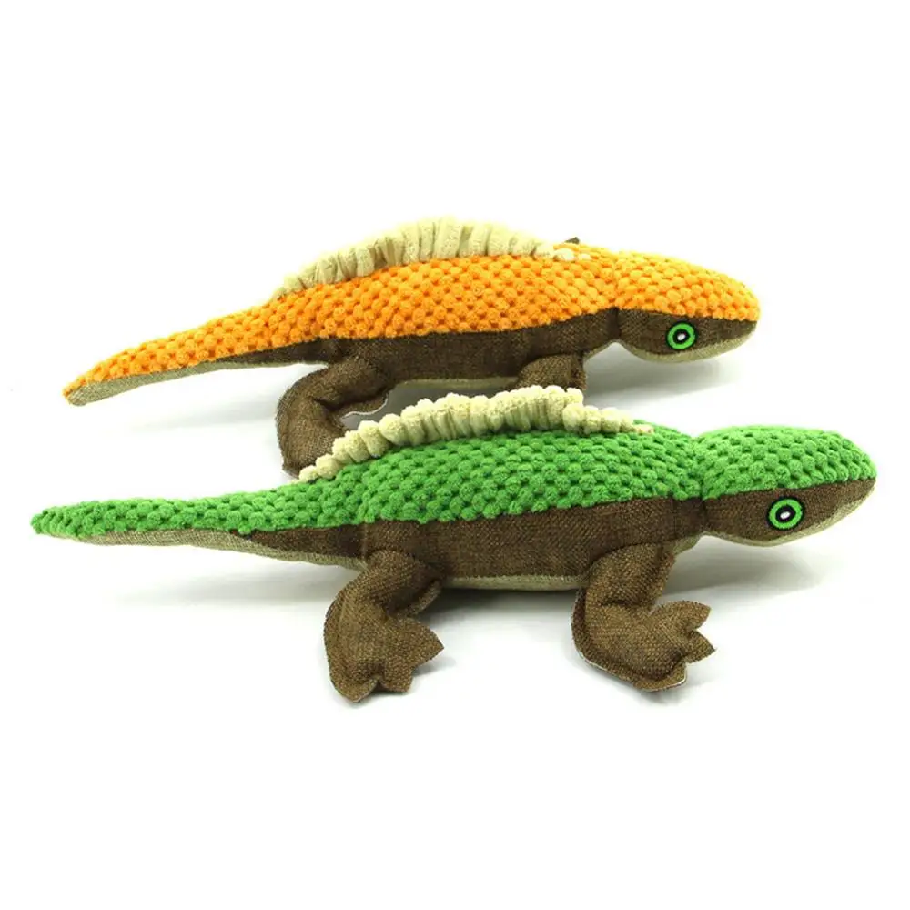 

Dogs Chew Toys for Small Large Dogs Bite Resistant Plush Lizard Squeaky Duck Toys Interactive Squeak Puppy Dog Toy Pets Supplies