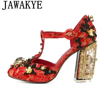 Tribal handmade sandals crystal Red Sandals jewely luxury pearly diamond high Heel Flowers Shoes embroidery wedding shoes 2020 
Tribal handmade sandals crystal Red Sandals jewely luxury pearly diamond high Heel Flowers Shoes embroidery wedding shoes 2020