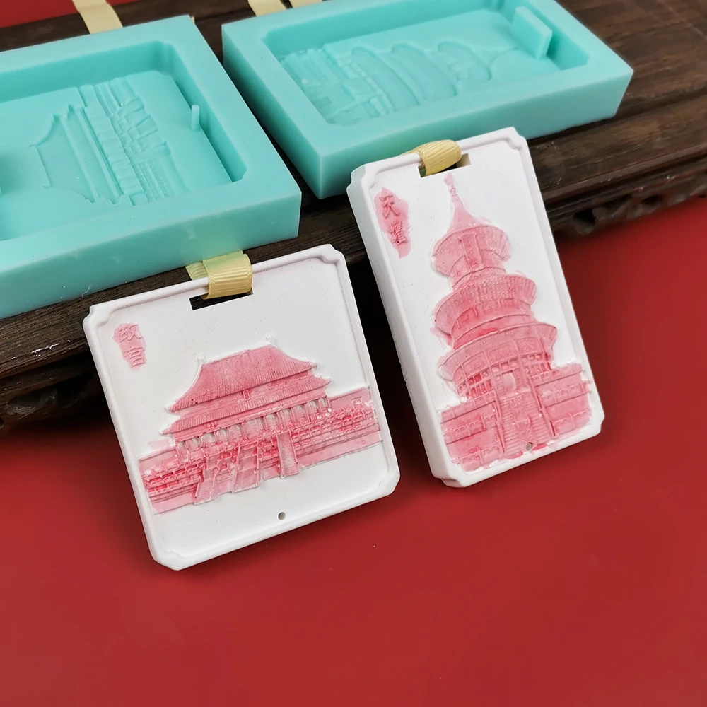 Chinese Historic Architecture Mold Creative Fondant Mold Fragrant Gypsum Tablets Of Forbidden City, Temple Of Heaven Silicone
Chinese Historic Architecture Mold Creative Fondant Mold Fragrant Gypsum Tablets Of Forbidden City, Temple Of Heaven Silicone