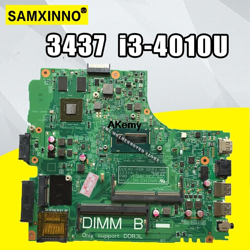 CN-0G9PCH 0G9PCH G9PCH 12314-1 mainboard For DELL INSPIRON 3437 5437 Laptop Motherboard SR16Q I3-4010U
CN-0G9PCH 0G9PCH G9PCH 12314-1 mainboard For DELL INSPIRON 3437 5437 Laptop Motherboard SR16Q I3-4010U